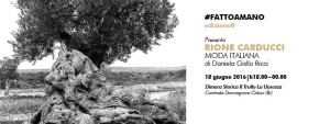 #FATTOAMANO – La moda Made in Italy: Rione Carducci protagonista