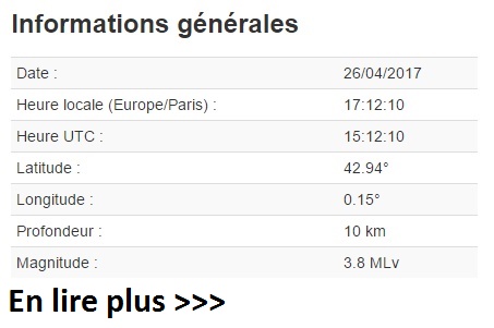 Scossa di terremoto a #Lourdes