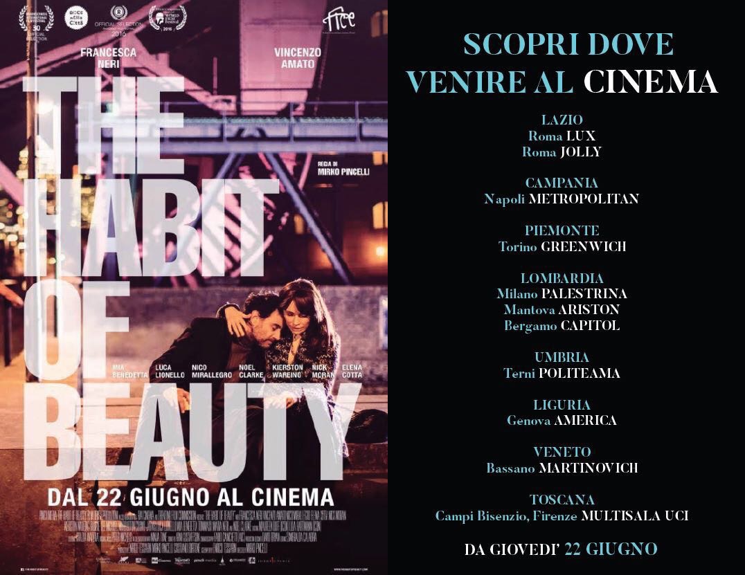 The Habit Of Beauty - Nei cinema dal 22 Giugno 2017