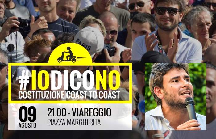 #IODICONO. È iniziato il viaggio in scooter di Di Battista per dire No al referendum sulla nuova Costituzione