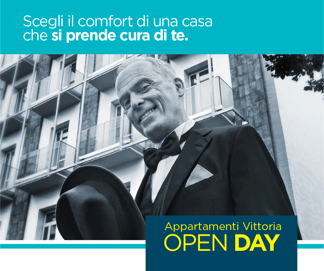 Open Day Residenza Vittoria: l'8 aprile vieni a scoprire i nuovi appartamenti multi servizio