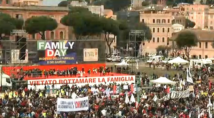 Family Day 2016: in piazza i cattolici contro la Cirinnà