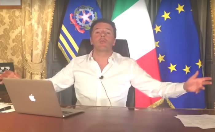 Le promesse elettorali di Matteo Renzi, ieri su facebook in onda su #matteorisponde