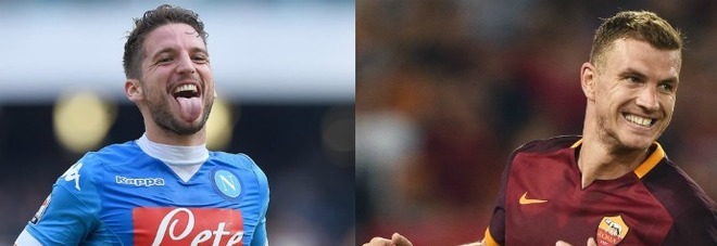 Dzeko e Mertens, i due cannonieri diversi di Serie A