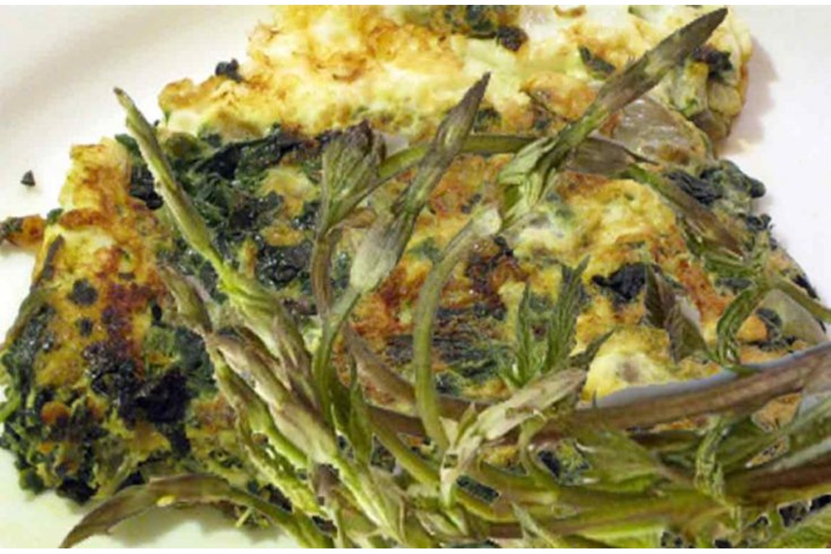 Idee per Pasqua: frittata con asparagi selvatici