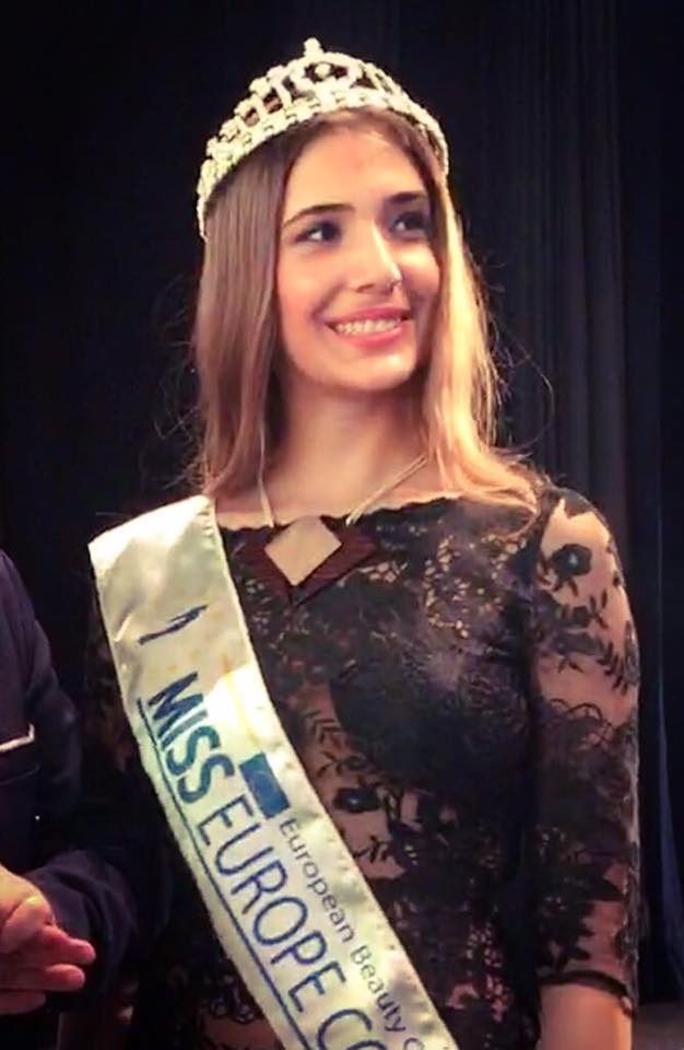 Miss Europe Continental Italia 2017 è Sofia Di Chicco, motori accesi per la grande finale europea a Napoli