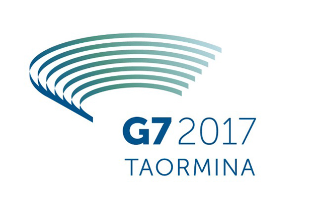 Matteo Renzi rivela il logo del G7 di Taormina del prossimo anno
